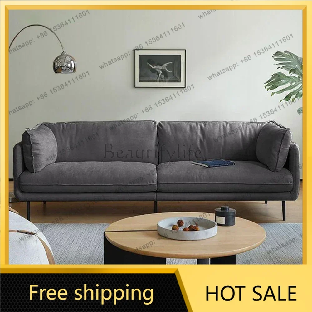 LJY Entertainment Lounge Living Room Sofas Europe Waterproof Modern Sectional Sofas Single Nordic Bedroom Muebles Unique Furnitu