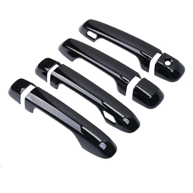 For Toyota Prado 150 Land Cruiser Prado J150 2010 - 2019 LC150 LC200 Glossy Black Car Door Handle Cover Styling Accessories