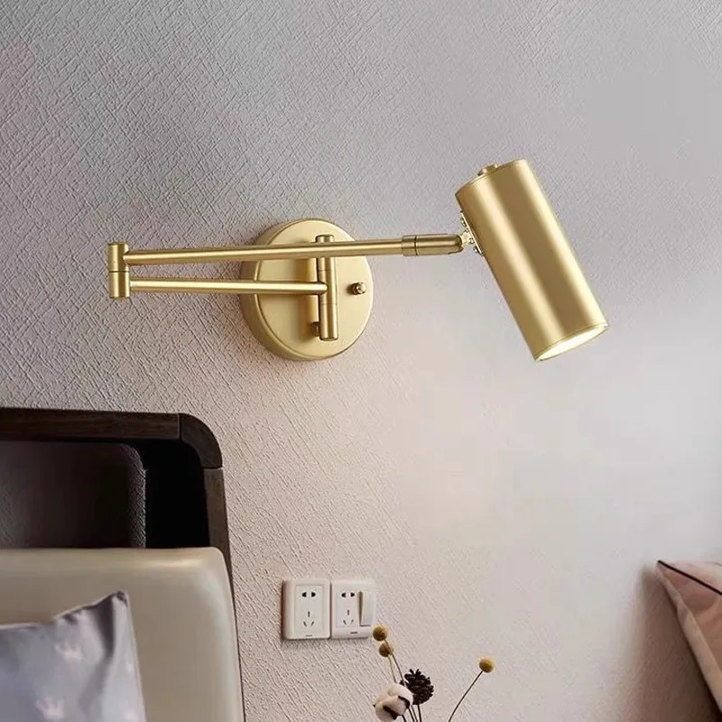 

Wall Lamp Simple Single Arm Hotel Room Studio Bedroom Led Wall Lamp Modern for Living Room Bedroom Study Decor Home Adjustable