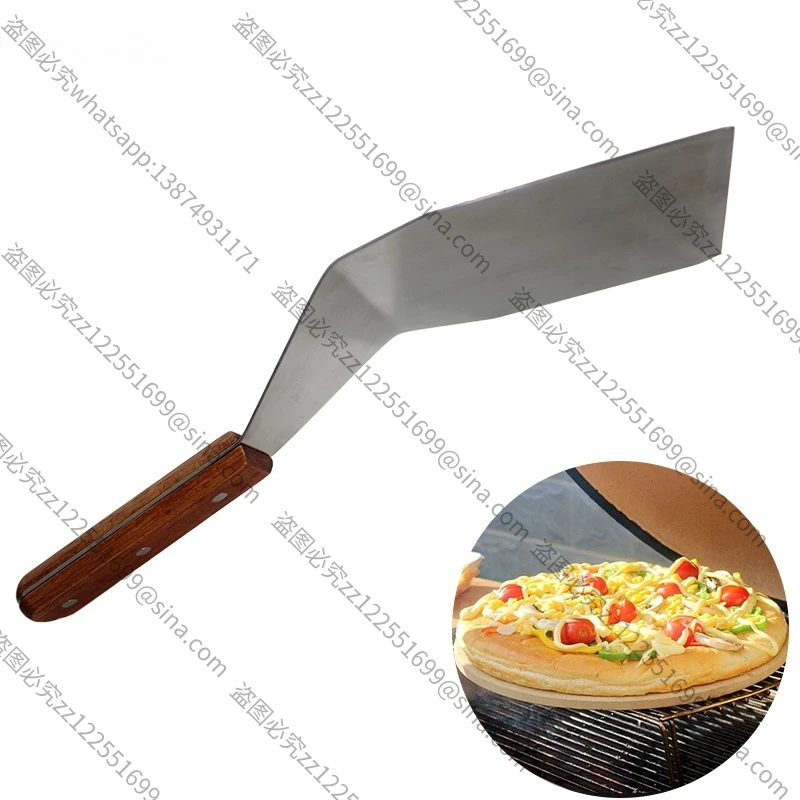 Suitable for Stainless Steel Shovel Kamado Stainless Steel Pizza Shovel Baking Pizza Shovel Round