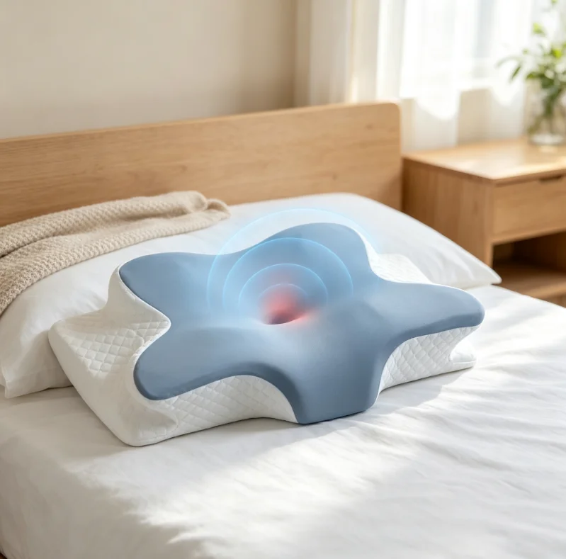 Memory Foam Orthopedic Pillow Neck Pain - Butterfly Memory Foam Neck Pillow, Ergonomic