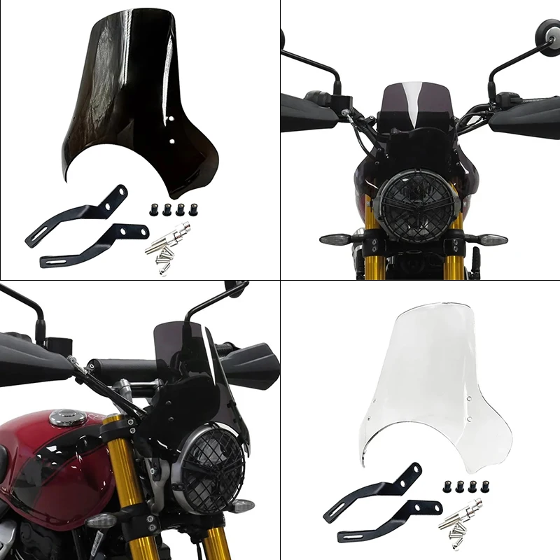 

2024 Speed400 Motorcycle Sprot Windshield For Speed 400 speed400 Scrambler 400x scrambler400x 2025