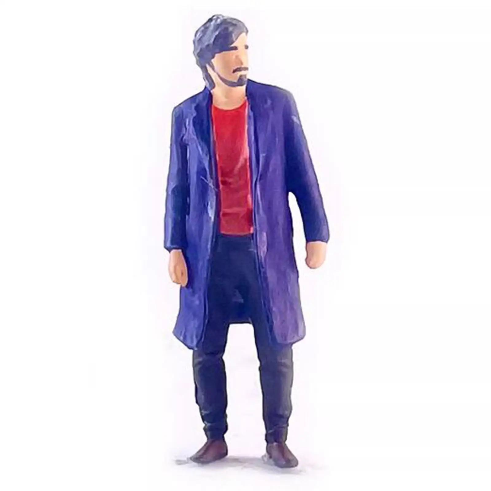 3Pcs Miniature Diorama Man Figures Convenience Store 1:64 Hand Painted People Figures