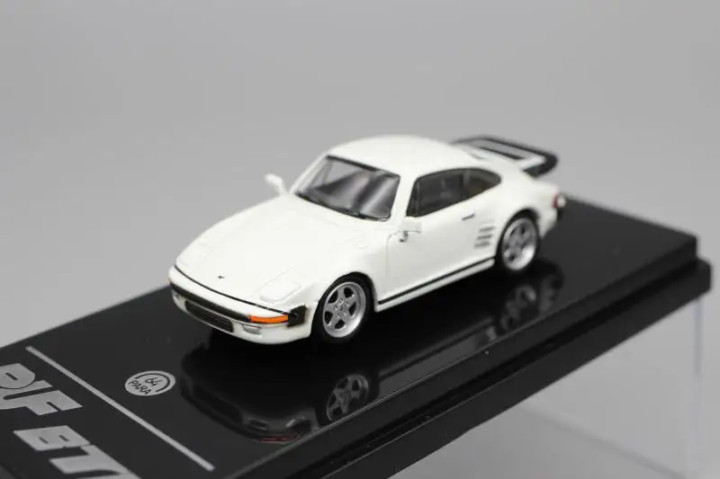 PARA64-Porsche 911 RUF BTR amarelo coleção limitada de modelos de carros de liga de fundição, 1:64