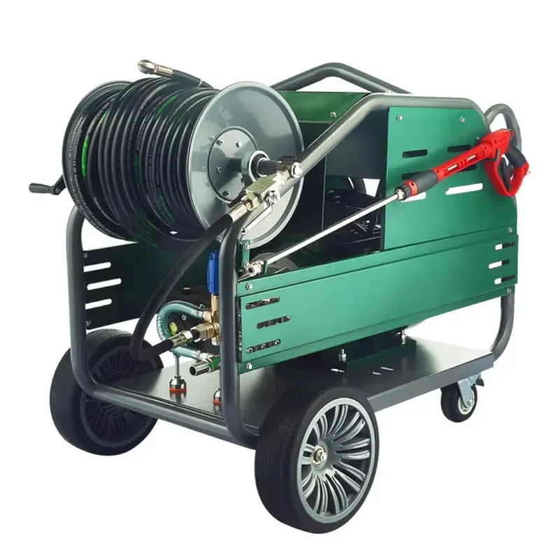 Commercial Pressure Washer 150 Bar 10kW Motor Pump 30m High Pressure Cleaner with 1 Year Warranty for Industrial Use