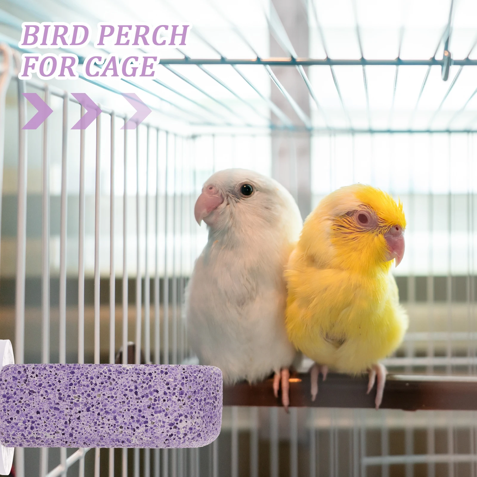 

Sturdy Bird Perch Stand For Parrot Cockatiel Budgie Hard Anti-Deformation Material Bird Cage Accessory Playground Training