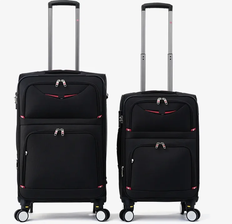 20 inch Suitcase detachable wheels baggage Men Oxford Expansion Rolling luggage Suitcase Trolley Bag  28 Inch Spinner Suitcase