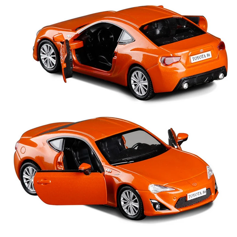 Coche deportivo clásico de aleación, vehículo de juguete de Metal fundido a presión, colección de modelos de coche, regalo de alta simulación, 1:36, TOYOTA 86, nuevo