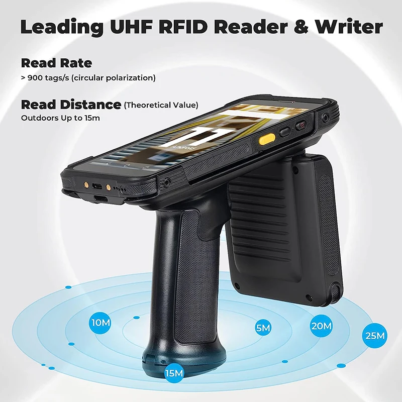 5.5 Inch Android 13 Handheld Barcode Scanner RFID Tag Information Collection Portable Data Processing Terminal