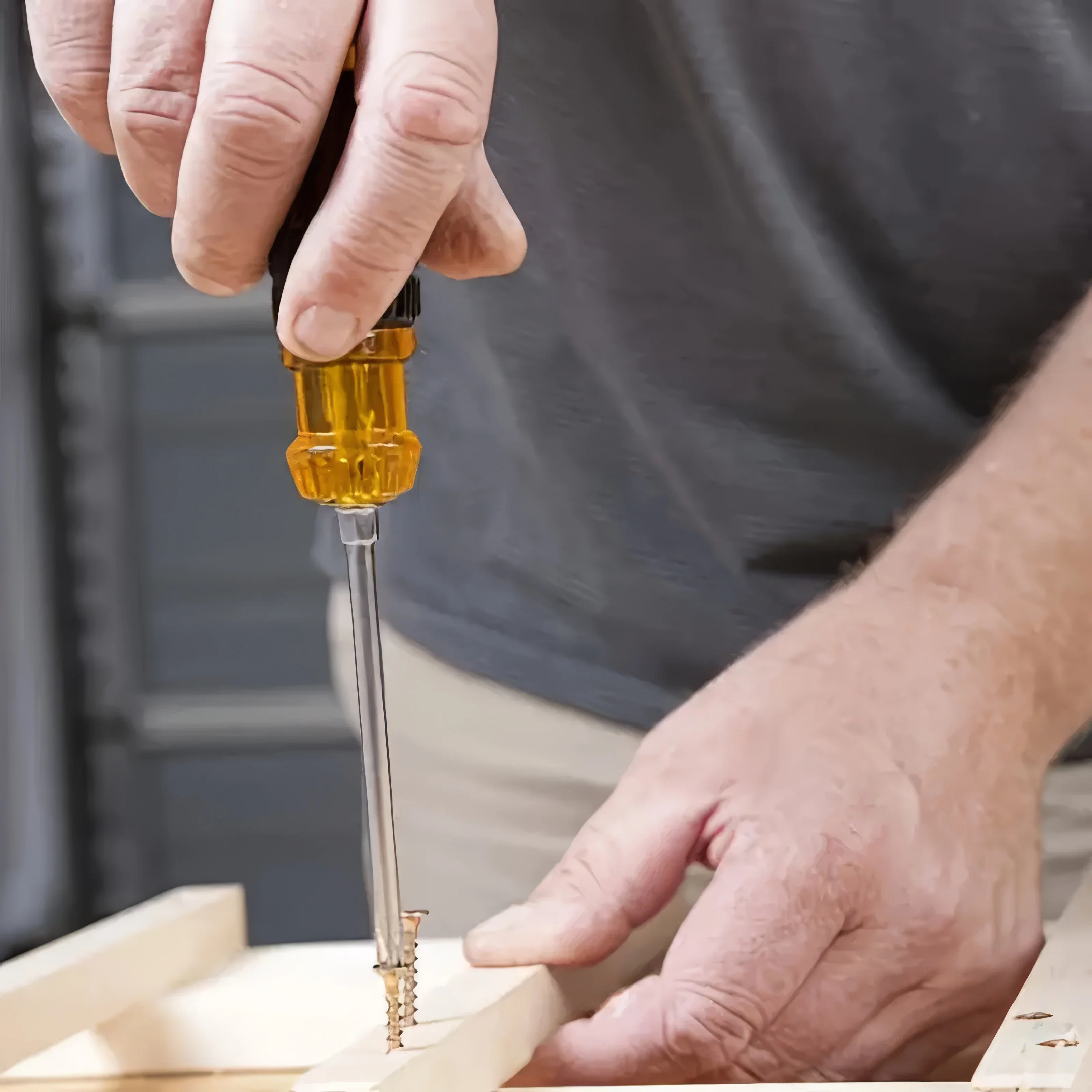 50 Golden Self Tapping Screws, Cross Countersunk Self Tapping Screws, Suitable for Wooden Crafts and Furniture