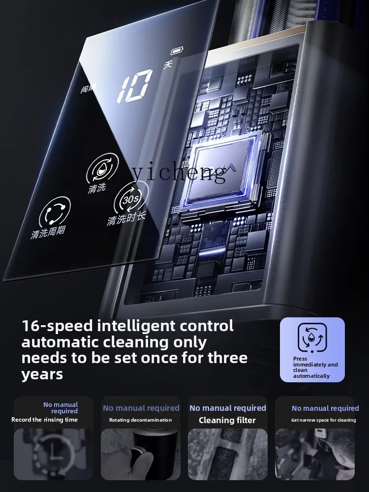 ZZ tap water pre-filter household AI sterilization automatic backwash all-copper explosion-proof new water purifier