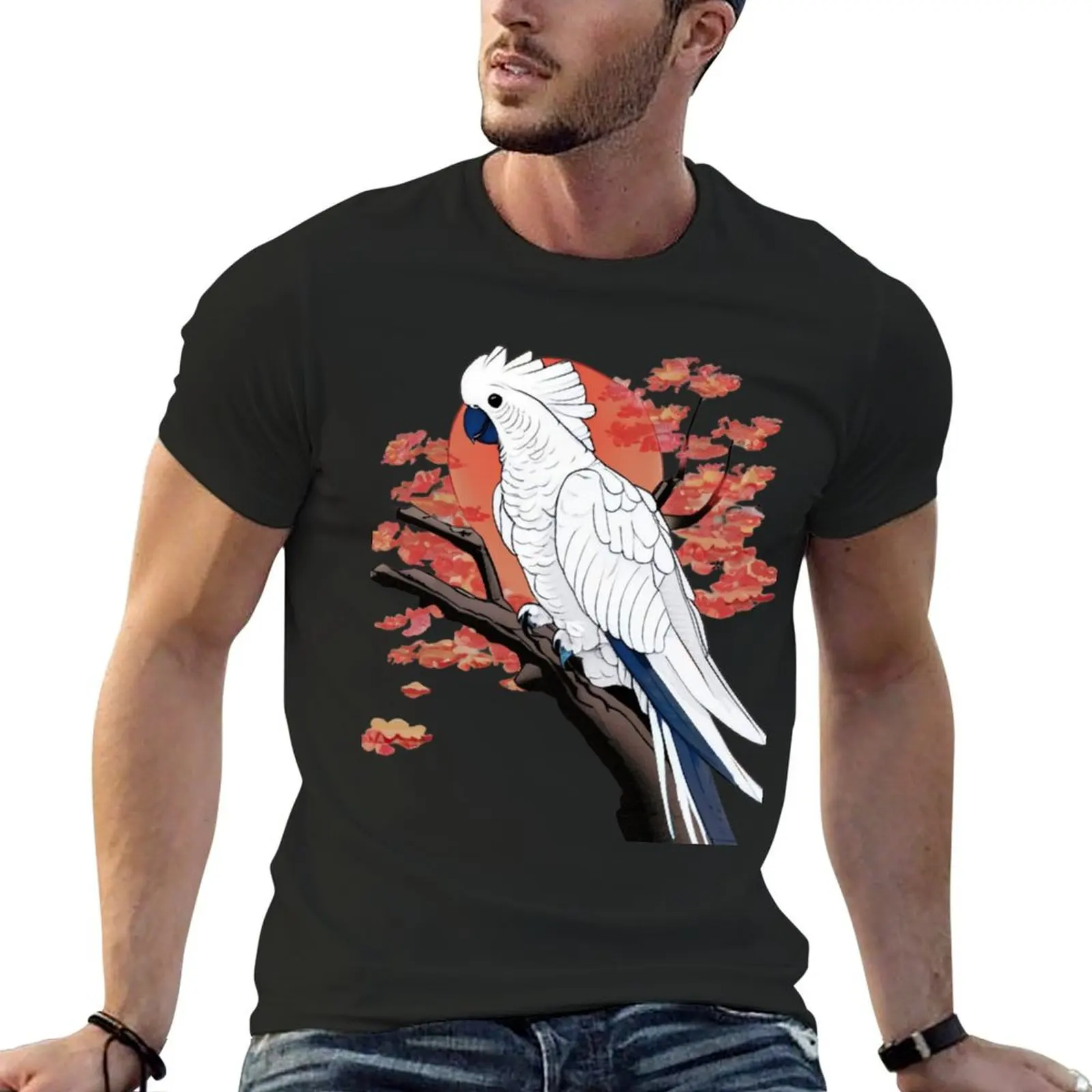 

white cockatoo T-Shirt graphic shirts summer clothes customs design your own mens big and tall t shirts