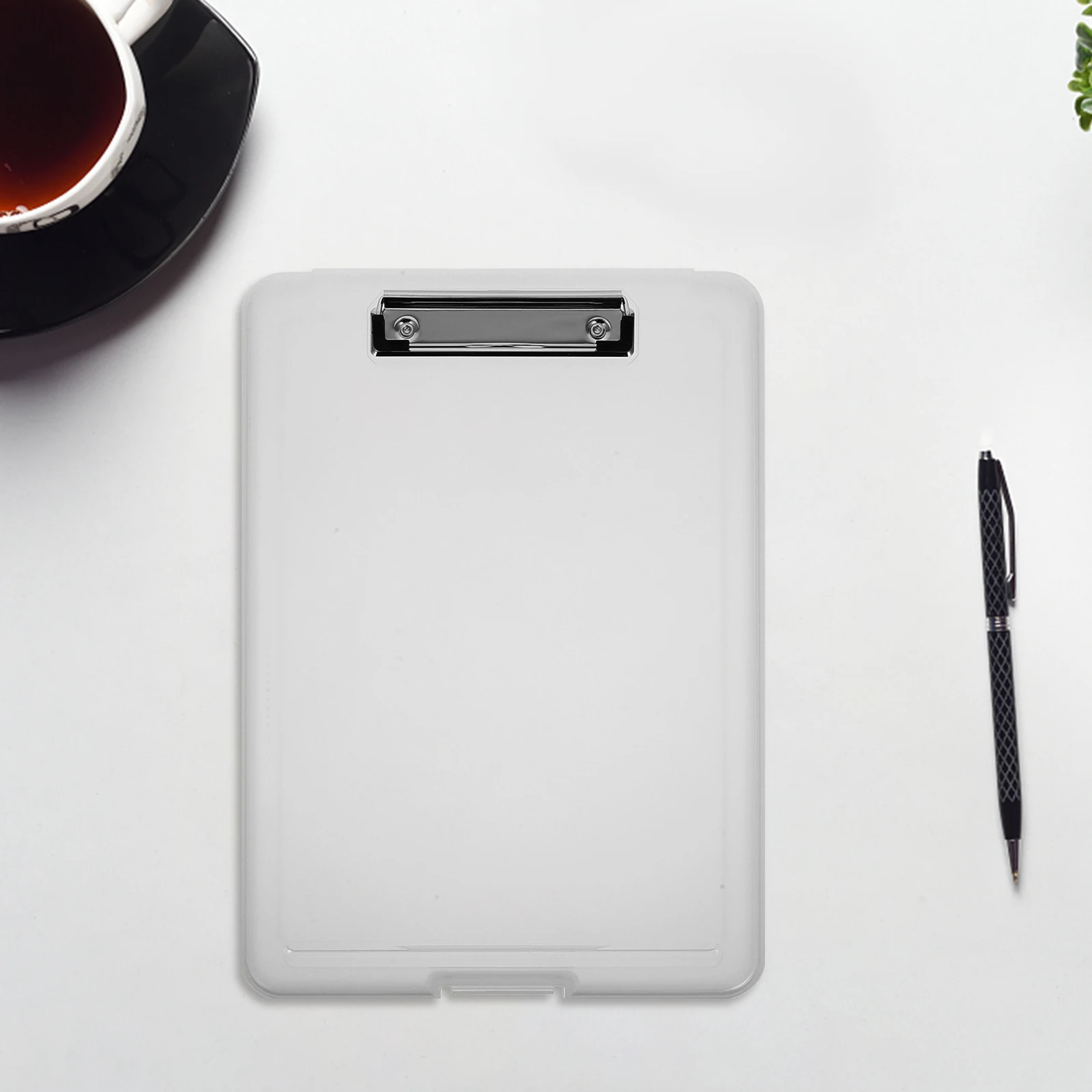 صندوق تخزين الحافظة A4 عالي التحمل، منظم المستندات البلاستيكية، حامل القرطاسية، المكتب المنزلي، استخدام الموثق مع الحافظة #4