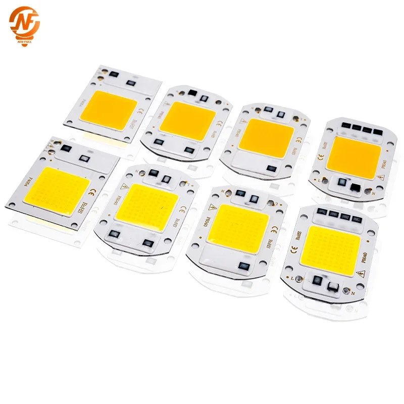 Led Chip 10W 20W 30W 50W Ac 220V 110V Cob Chip Geen Driver Led Lamp Kralen Diy Schijnwerper Lampada Outdoor Chiplamp