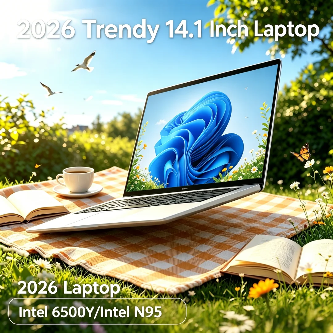 

Lux 2026new 14.1 Inch FHD Chthonic Ultrathin Laptop Intel N95/Intel 6500Y Win11 DDR4 16GB/32GB SSD Perplex Pan Continental