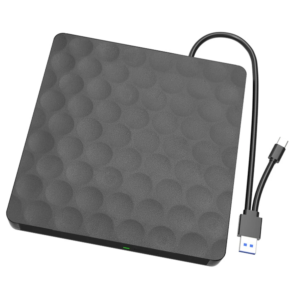 A64I USB3.0 External Mobile Blu-Ray Recorder TYPE-C DVD Burner Portable Blu-Ray Drive Support 3D 25G 50G for Desktop Laptops