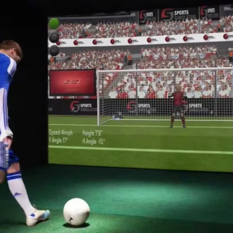 Indoor Virtual Reality Digital Sports System Kickball Interactive Projection Wall Floor For Clubs, Gyms & Home Training