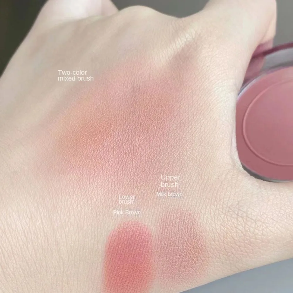Low Saturation Blush Palette Matte Finish Blush Glimmer Gradation Blush Long-lasting Mist Rouge Nude Matte Blusher