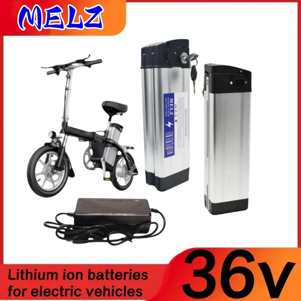 36V20ah-40ah aluminum shell, anti-theft lock, lithium battery, suitable for silver fish 250-1000W, long lifespan free charging