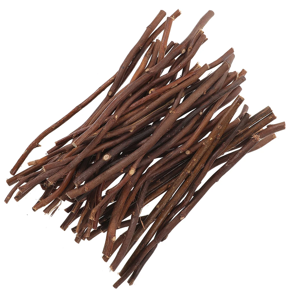 

50Pcs Exquisite Wood Sticks for Crafting Multifunctional DIY Accessories Wood Sticks Crafts for DIY Photo Props