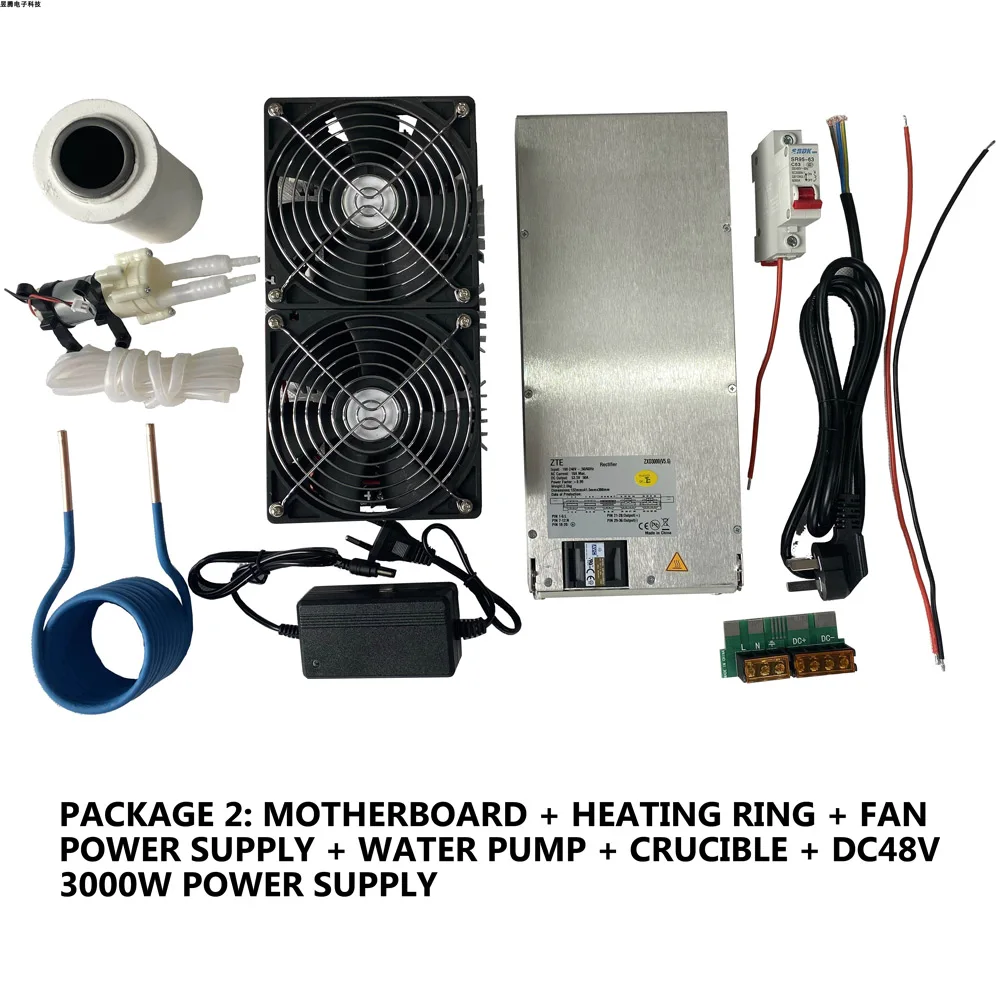 GTBL 12-48V 2500W ZVS Pemanas Induksi Modul Papan PCB Pemanas Flyback Driver untuk Industri Mobil