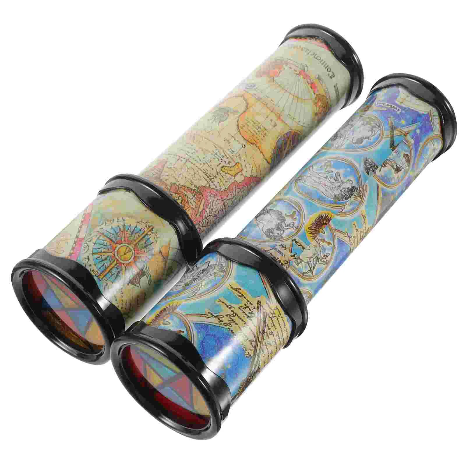 2pcs Classic Kaleidoscope Toy Novelty Games Toy Educational Toys for Kids Children (Random Color) kids kaleidoscope