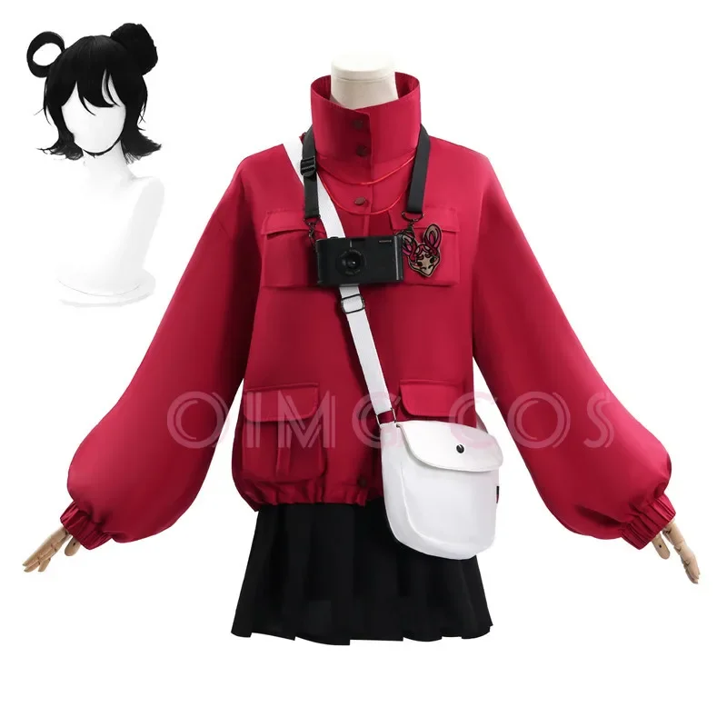 Disfraz de Cosplay de Li Yuting del Día Siete, Uniforme de Carnaval para Adultos, Peluca de Anime, Disfraces de Halloween, Disfraces de Mascarada para Mujeres