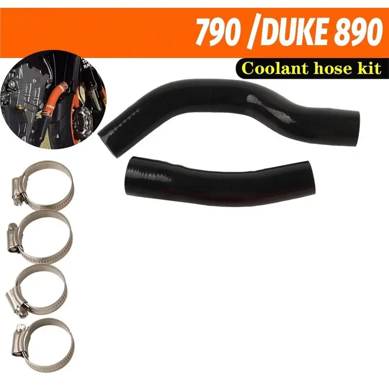 High-Temperature Resistant Radiator& Coolant Hose Kit(1Set) For KTM 790/890 Duke& Advs