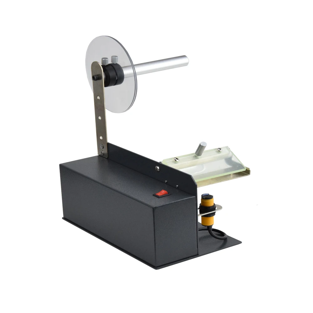 Imagem -04 - Automatic Label Dispenser Peel Labels Machine Manual Sticker Largura do Papel 120 mm