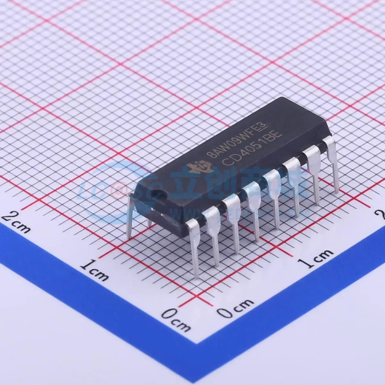 19pcs CD4051BE PDIP-16 8 1 8 125 Communication Interface IC