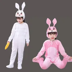 Halloween children boy girl Animals cute rabbit costume school role play bunny clothing fancy clothes