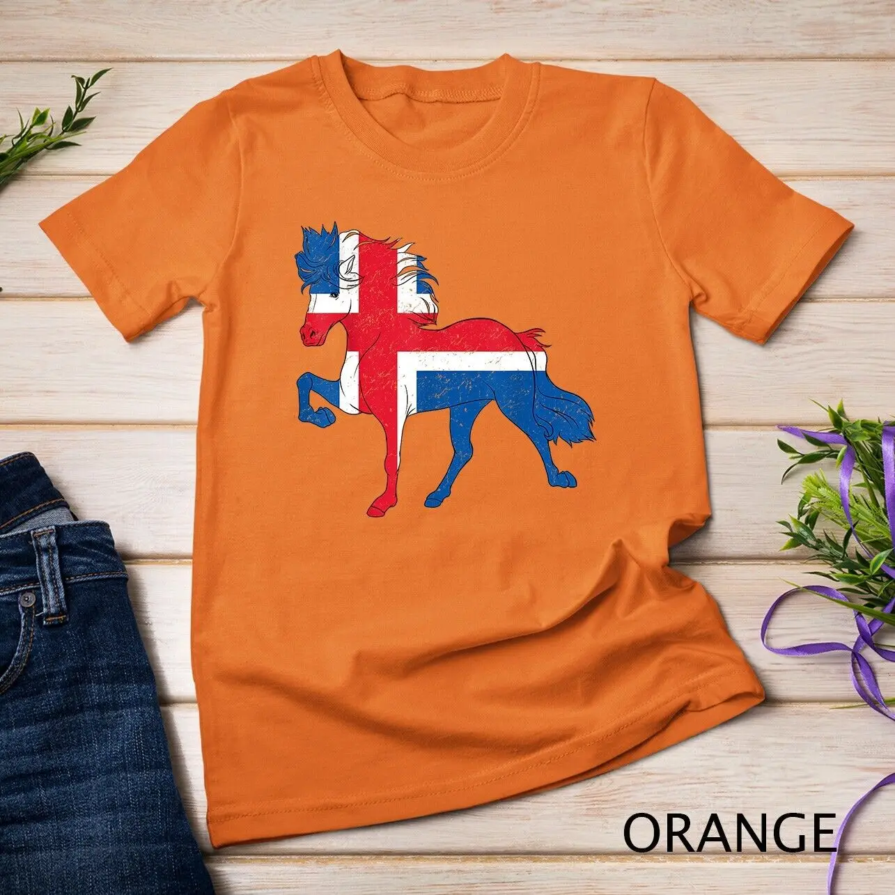 أيسلندا العلم المهر رجل إمرأة أيسلندية الحصان للجنسين تي شيرت متحمس هدية تي شيرت مطبوع بلايز مضحك بلايز الجرافيك الشارع الشهير #6