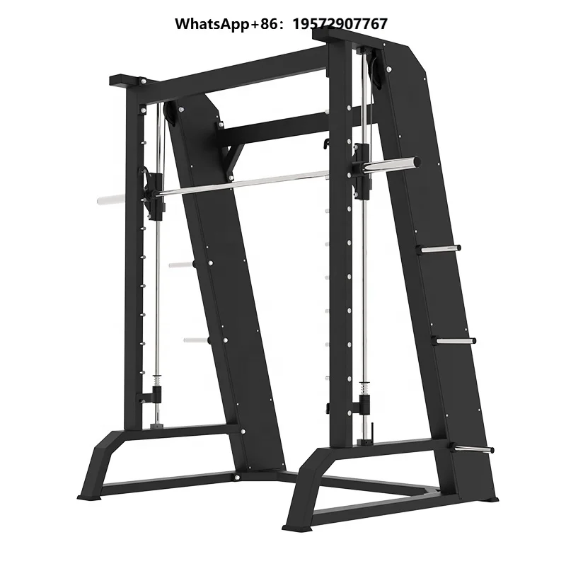 Factory Direct Sales Commercial  Equipment Multi Functional Power Squat Rack Trainer  Machine for Fitness Bodybuilding