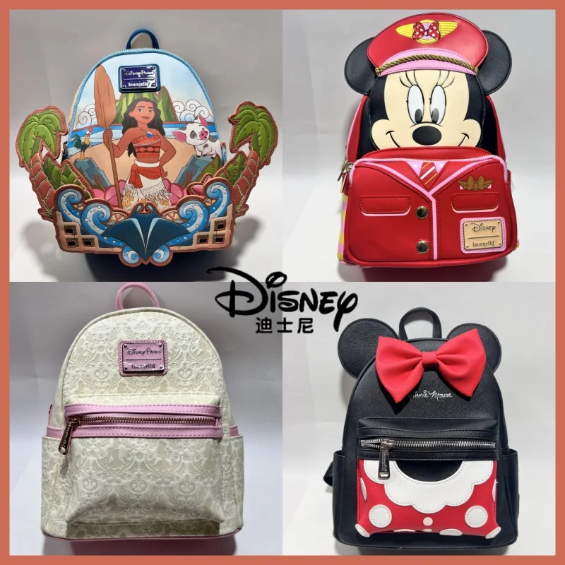 

New Genuine Disney Series Cartoon Characters Backpack Fashion Trends Design Leisure Backpack Holiday Gift In Stock