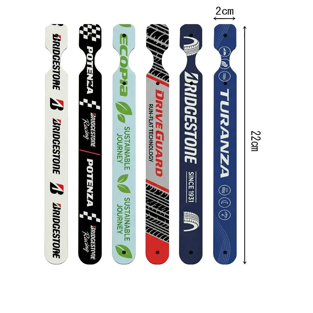 Motorcycle Bridgestone PU Leather Keychain Minimalist Key Holder Durable Key Organizer Car Keys Bag Accessories Gift