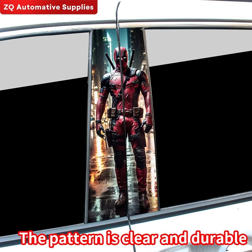 Anime Samurai Car Stickers Funny Auto B Pillar Waterproof Decoration DIY Cover Car Doors Pillar Sunscreen Decals Accessories