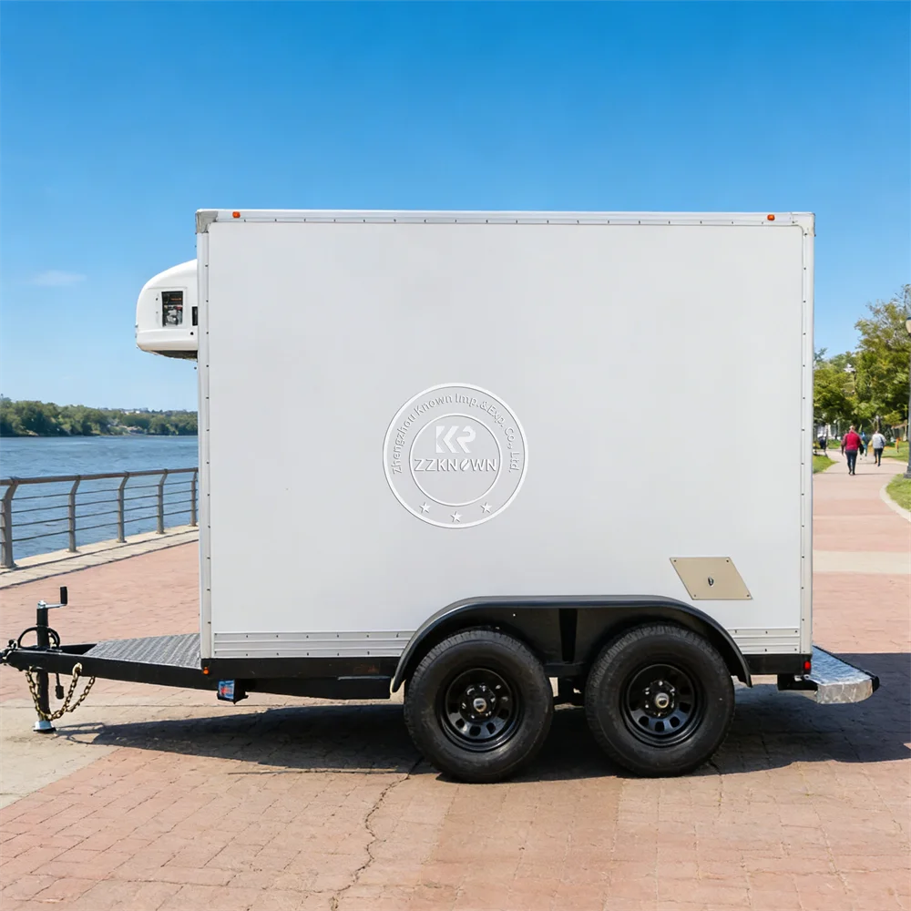 Custom Design Insulated Cold Storage Truck Reefer Trailer Reliable Meat Logistics Refrigerated Trailer for Sale