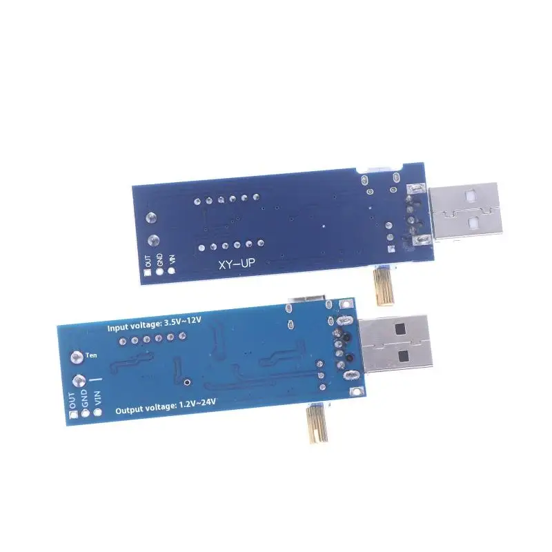Modulo di alimentazione step up/down USB Convertitore boost DC-DC da 5 V a DC1.2V-24V Uscita regolabile