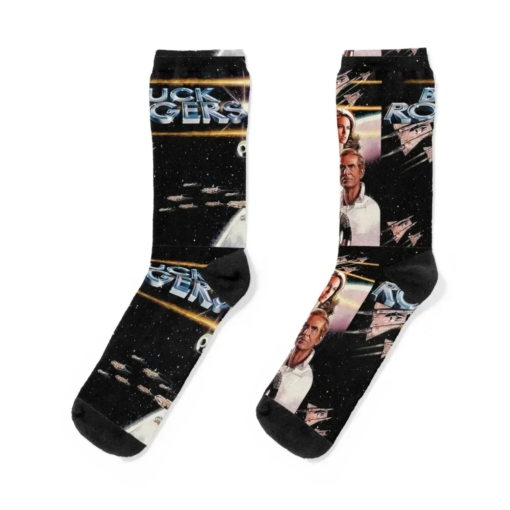 Buck Rogers Socks football christmas gifts happy Socks For Men Women's