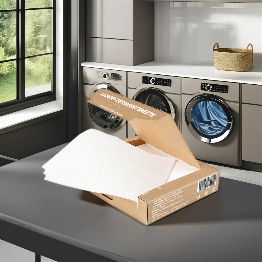 

Perfeclean Laundry Detergent Sheets Plastic Free Fresh Linen Scent Laundry Detergent Sheets Custom Eco Friendly