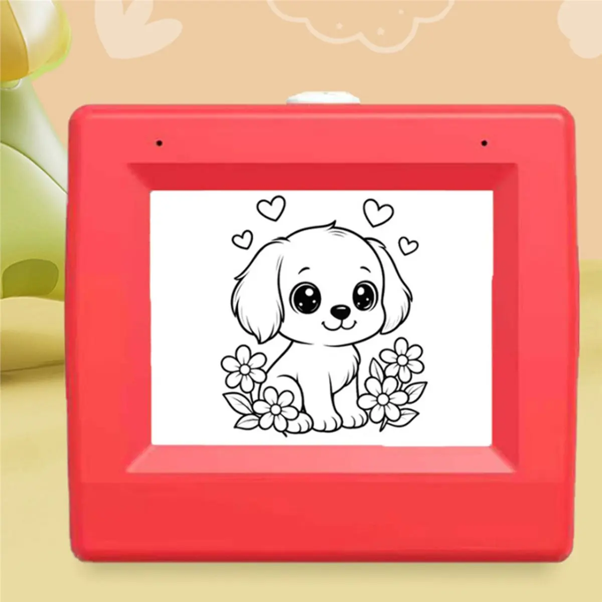 DT75BG Smart AI Voice Printer Machine,Portable Mini Sticker Printer Inkless Thermal Stickerbox Printer for Kids Red