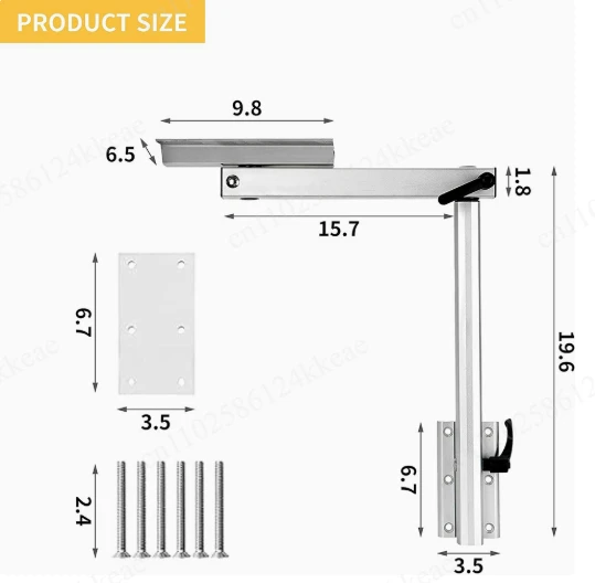 RV Yacht Rotating Table Leg Removable Hidden Foldable Telescopic Table Support for Camper Marine Interior
