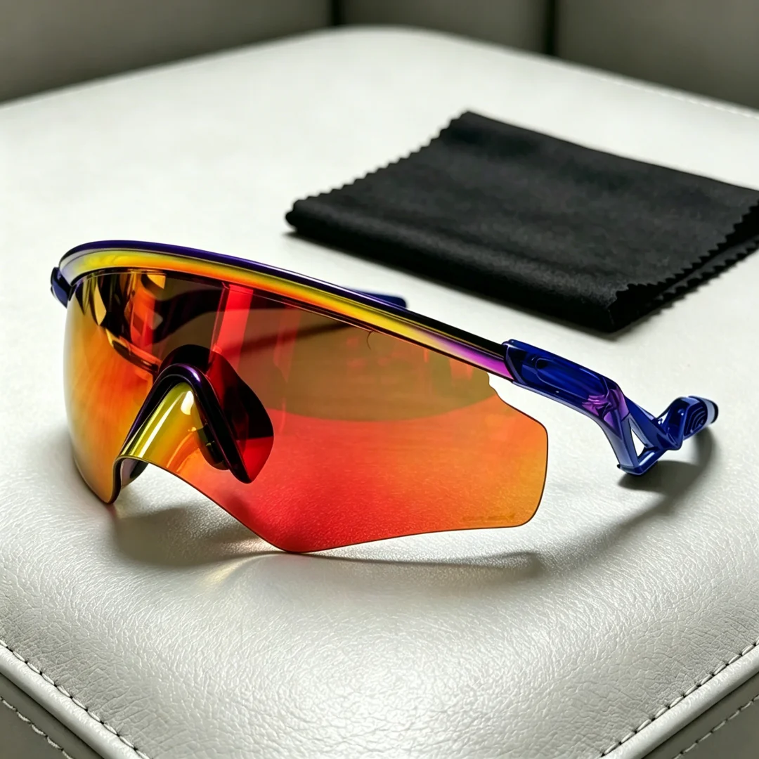 Custom Branded OO9481 Polarized Sunglasses UV400 Cycling Glasses Unisex Summer Outdoor Sports Goggles TR-90 Lightweight Frames