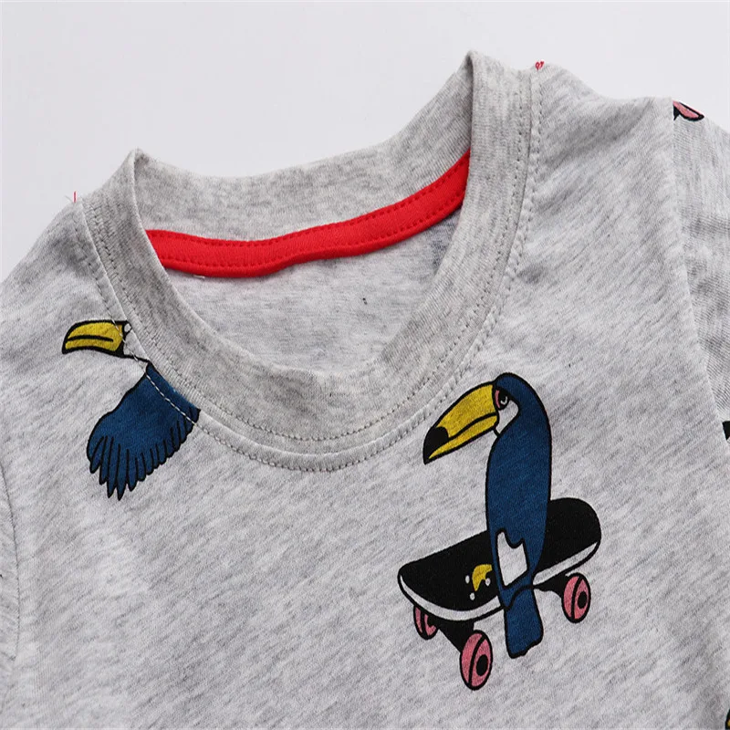 Zeebread 2-7T New Arrival Baby Cotton T shirts With Cartoon Print Hot Selling Boys Summer Tees Tops Short Sleeve Shirts Clothes