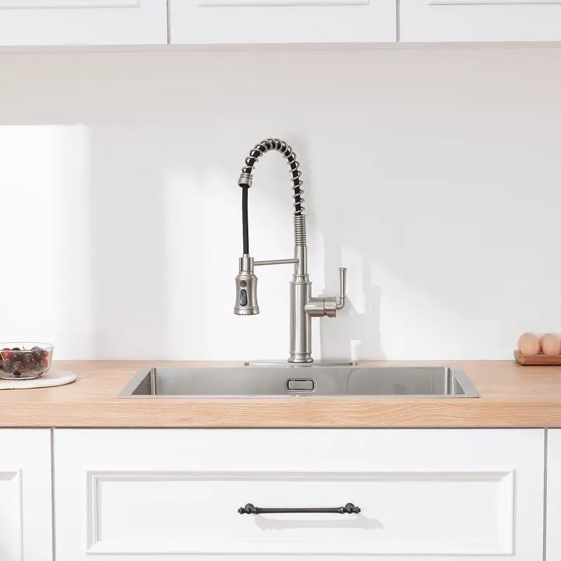 Modern Touchless Infrared Kitchen Faucet: Sleek Stainless Steel Design for Water-Saving and Hygienic Cooking Solutions