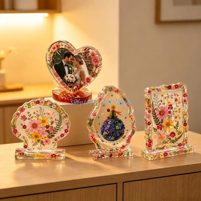 N5KC Multipurpose Photo Frame Resin Silicone Mold For Decorative Picture Frame Display Stand Home Decoration Epoxy Resin