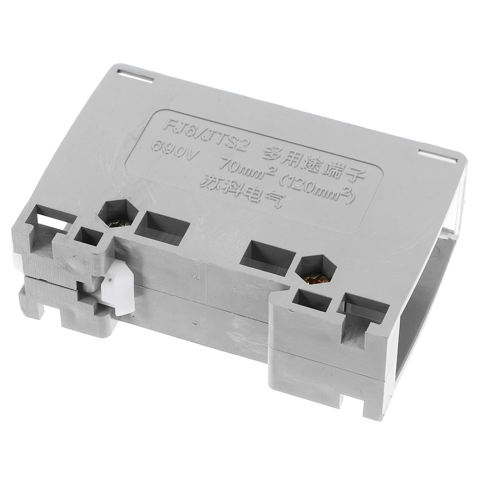 

1 in 6 Out Din Rail Terminal Blocks Push in Wire Connectors Distribution Terminal Block Assembly Breaker Panel Use