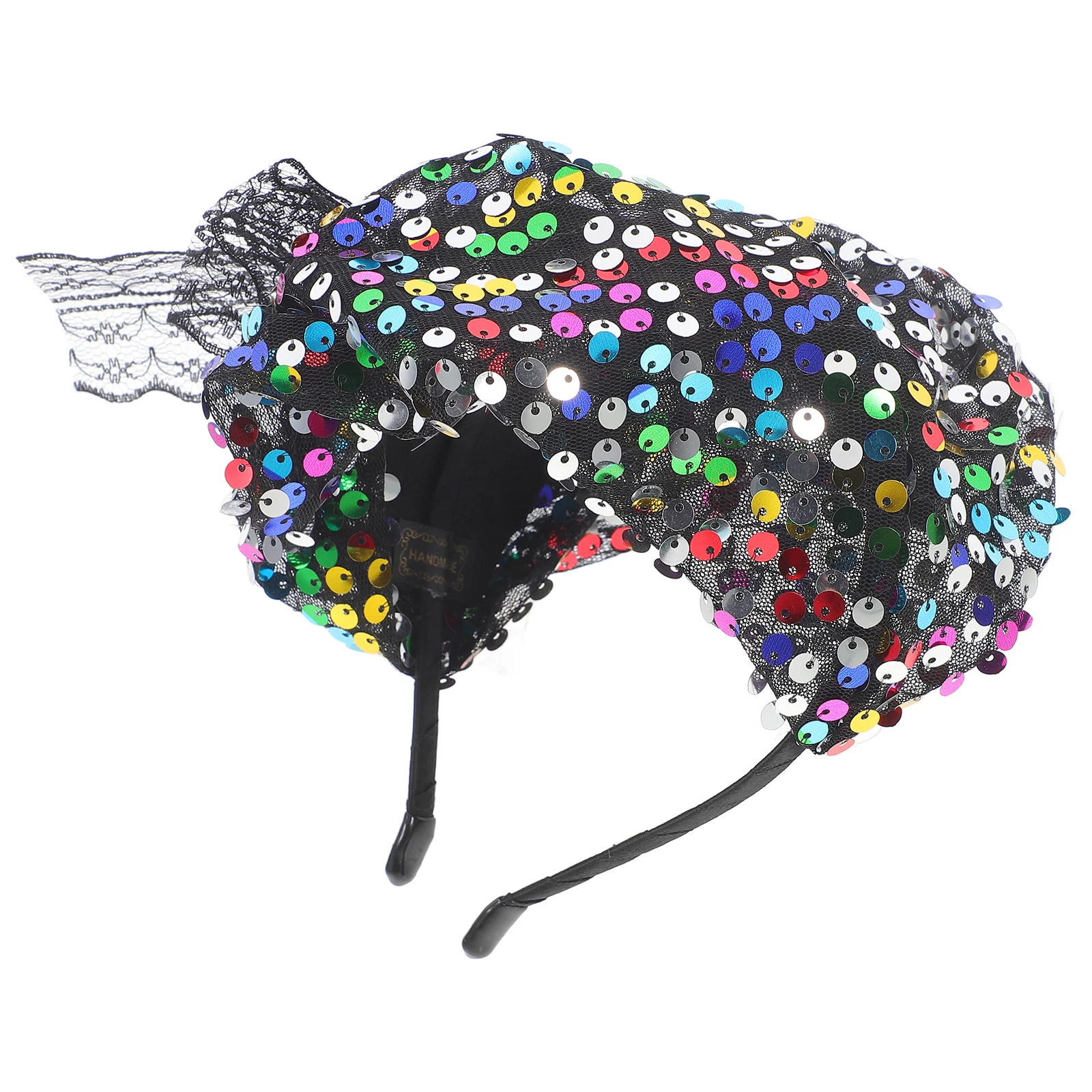 

Fish Scale Sequin Headbands Women Punk Tea Party Fascinator Retro Hair Accessories Wedding Photographic Props Lightweight