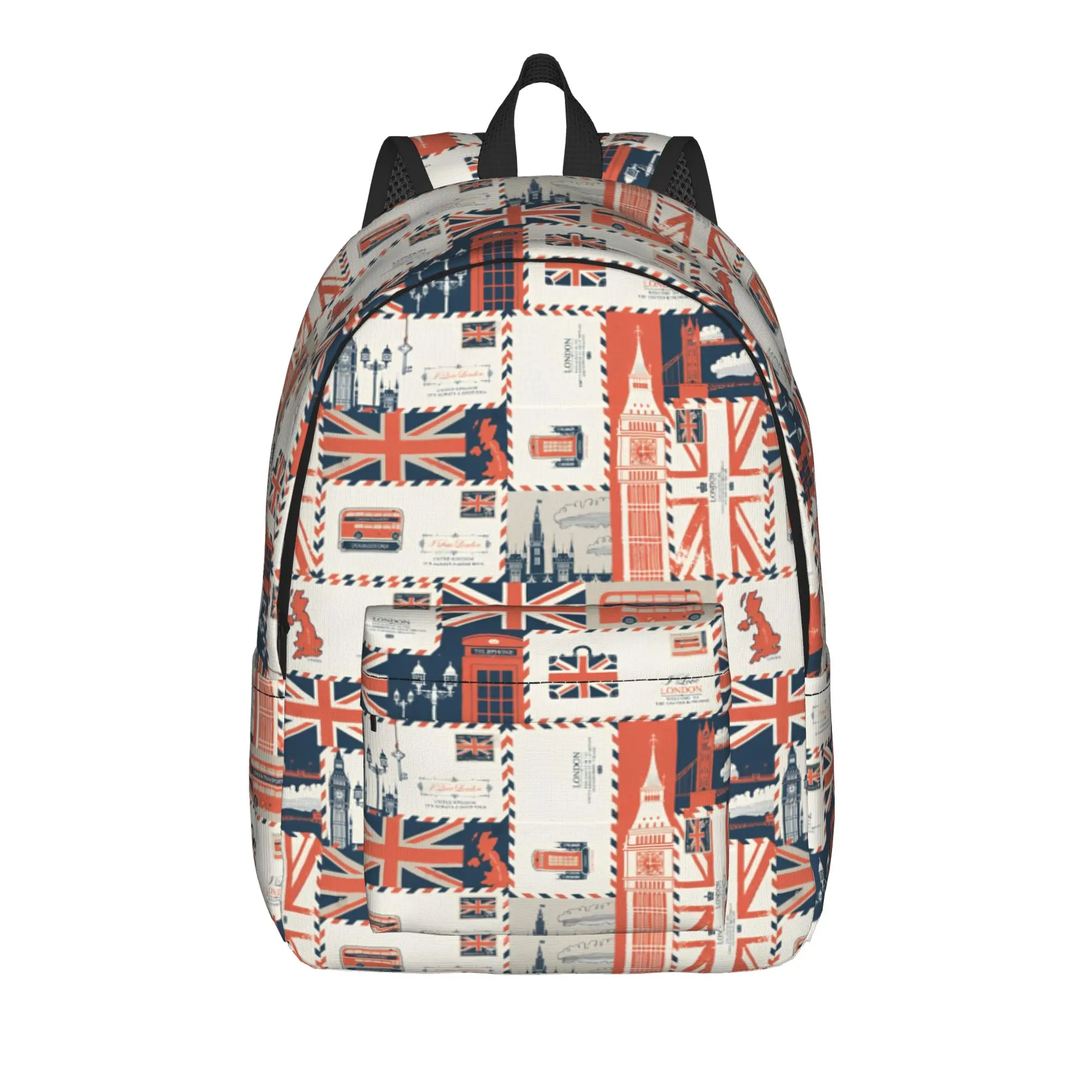

Union Jack Flag Of The UK Backpack Men Women Teenage School Hiking Travel Daypack British London Symbols College Shoulder Bag