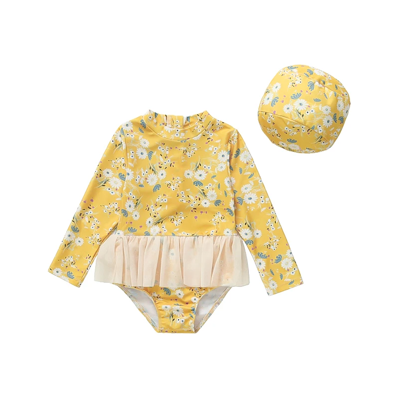 

Baby Girl Swimming Wear Kids One Piece Swimsuit Little Girl Swimwear Child Beach Vocation Swimming Suit Toddler Girls Ages 2-9Y